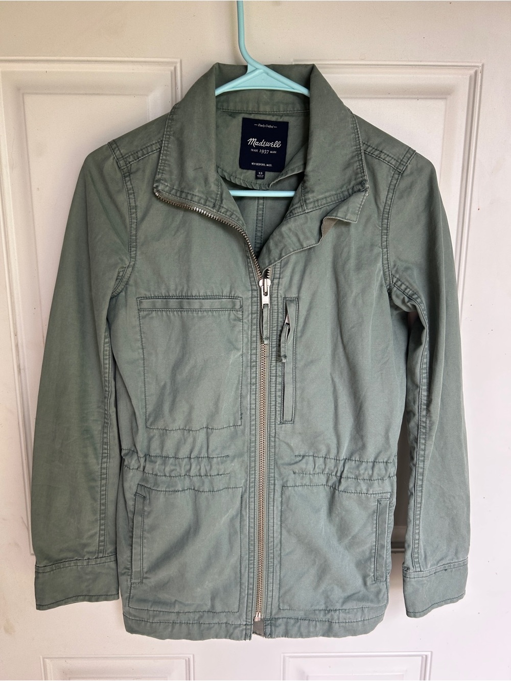 Madewell Kids Light Sage Green Utility Jacket